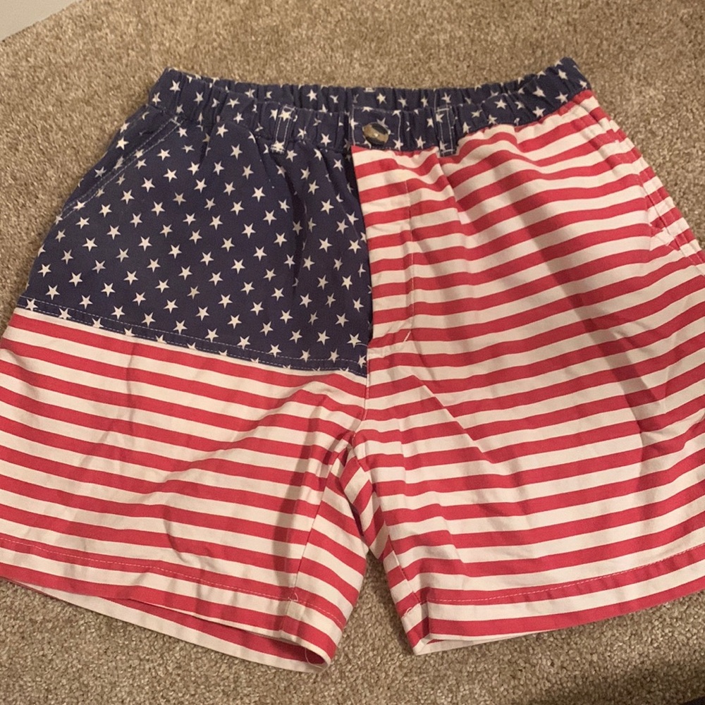 Chubbies American flag shorts